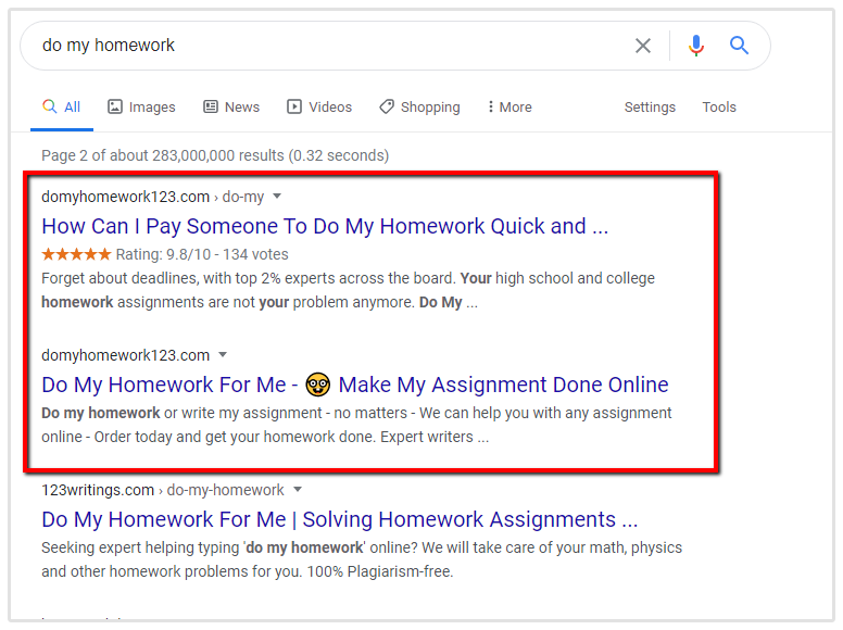 keyword cannibalization